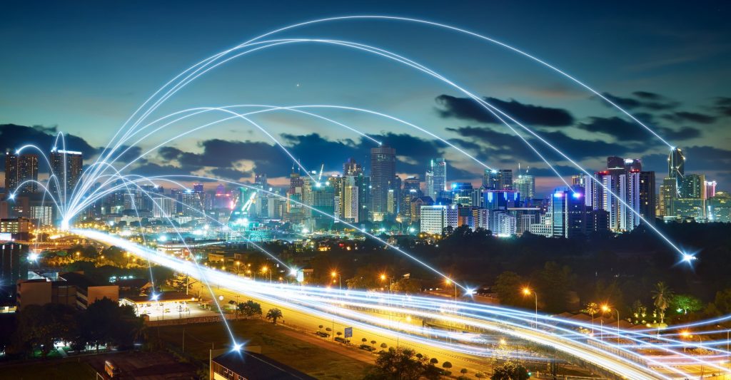 Cirus City Skyline with Communications